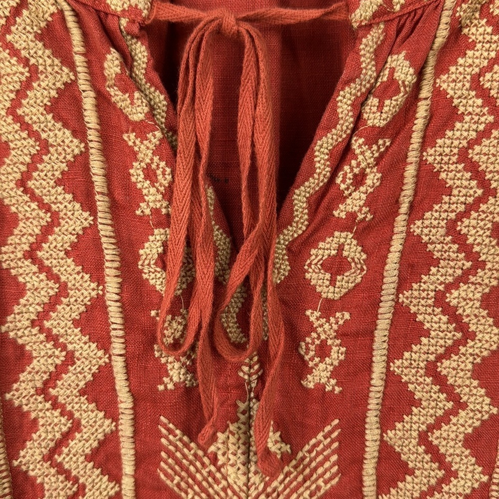 Johnny Was Embroidered Peasant Top. Size Medium. - Picture 6 of 13